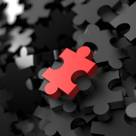 Jigsaw background, 3d renderingの写真素材