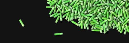 Infinite alkaline batteries on a plane, original 3d renderingの写真素材