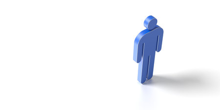 Corporate and business theme, with white copy space, 3d rendering background