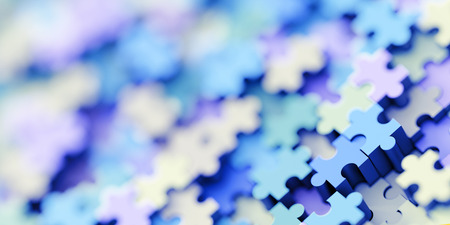 Jigsaw background, 3d renderingの写真素材