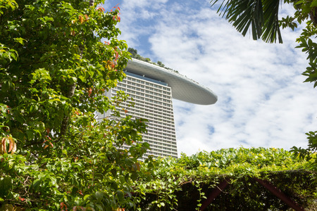 Gardens by the bay in Singapore, famous touristic attractionのeditorial素材