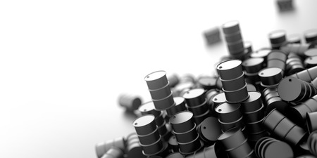 Original 3d rendering, oil industry, energy and pollution themeの写真素材