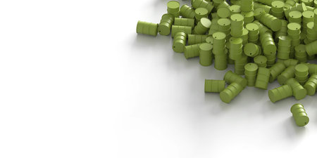 Original 3d rendering, oil industry, energy and pollution themeの写真素材