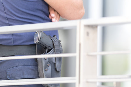 Security guard gun, urban concepts