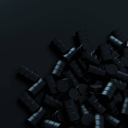 Original 3d rendering, oil industry, energy and pollution themeの写真素材