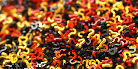 Germany economy, society and future 3d rendering background