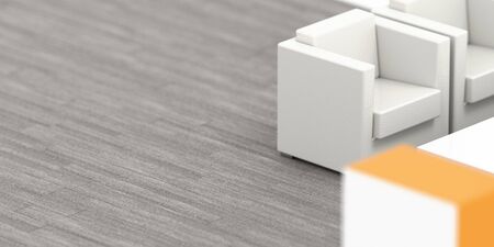 Exhibition booth blank template, original 3d rendering and modelsの写真素材