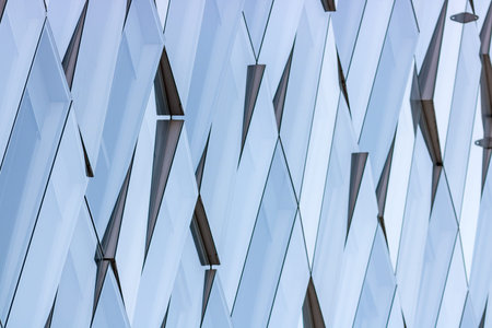 Modern office building complex, urban photography and architecture background