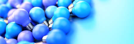 Infinite bulbs background, 3d renderingの写真素材