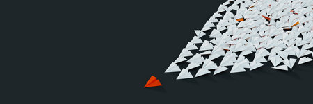 Leadership and victory concepts, 3d rendering illustration
