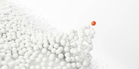 Leadership and victory concepts, 3d rendering illustrationの写真素材