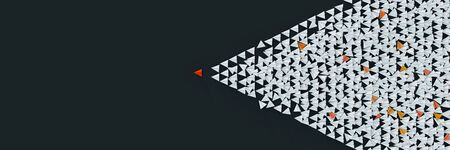 Leadership and victory concepts, 3d rendering illustrationの写真素材