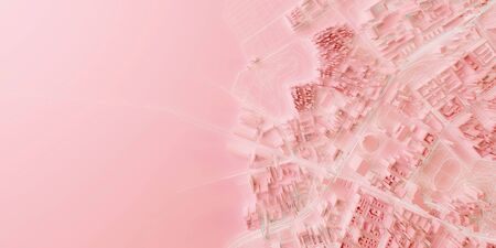 Techno mega city; urban and futuristic technology concepts, original 3d renderingの写真素材