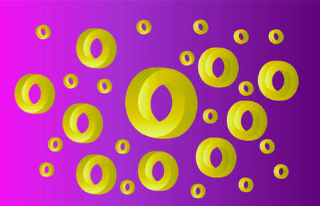 abstract purple background with circlesのイラスト素材