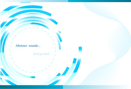 Abstract blue background with round elemntsのイラスト素材