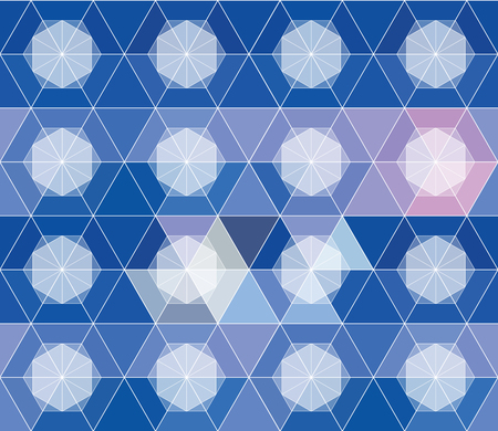 abstract blue geometric seamless pattern for designのイラスト素材