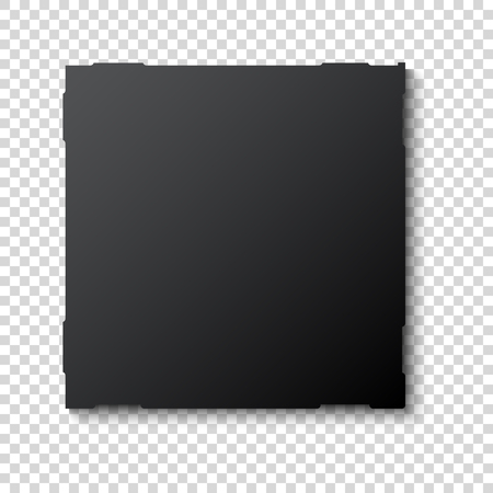 Mock up pizza box packaging templateのイラスト素材