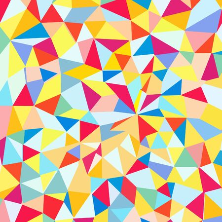 A illustration of geometric triangle colorful background.のイラスト素材
