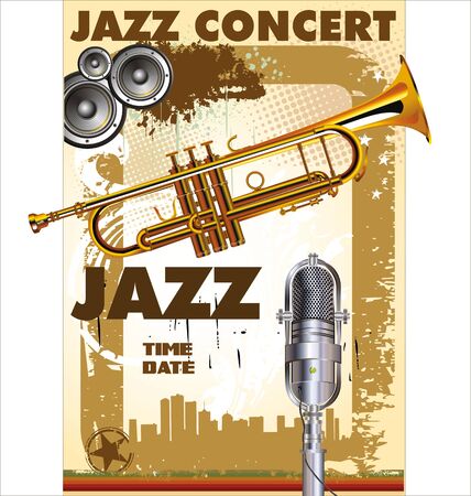 Jazz concert - Public viewingのイラスト素材