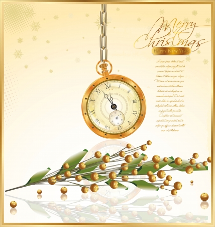 Merry Christmas and happy new year backgroundのイラスト素材