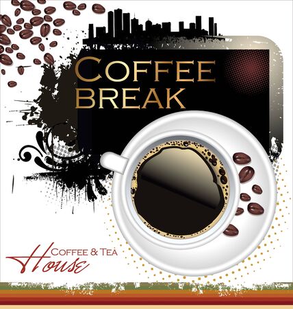 Coffee and tea designのイラスト素材