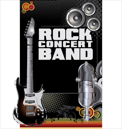 Rock concert backgroundのイラスト素材