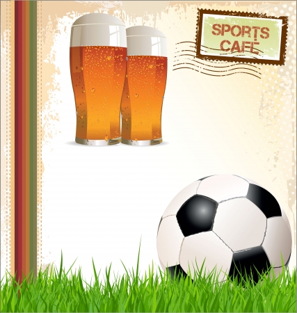 Sports cafe backgroundのイラスト素材