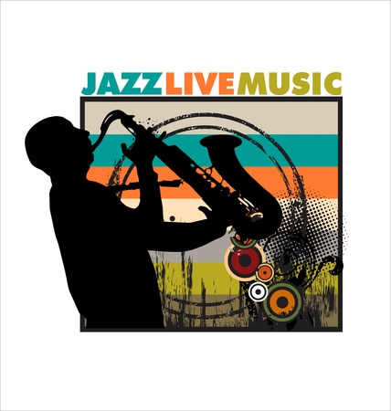 Jazz backgroundのイラスト素材