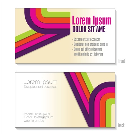 Business card Modern designのイラスト素材