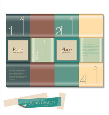 Modern design templateのイラスト素材