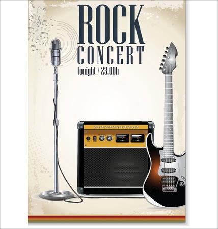 Music background - rock concertのイラスト素材