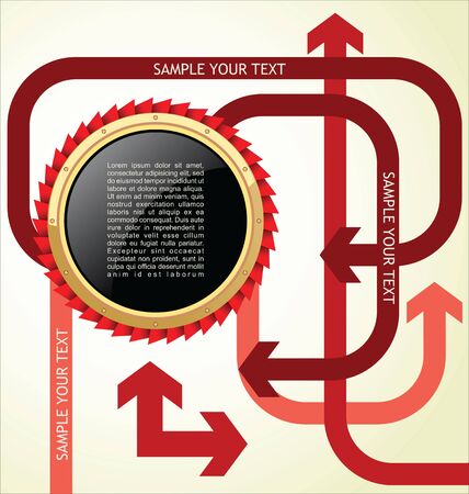 Abstract arrow backgroundのイラスト素材