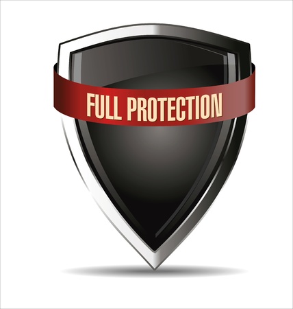 Protected shieldのイラスト素材