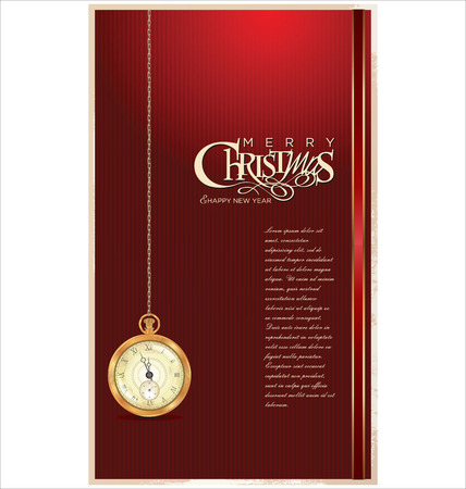 Christmas Greeting Cardのイラスト素材