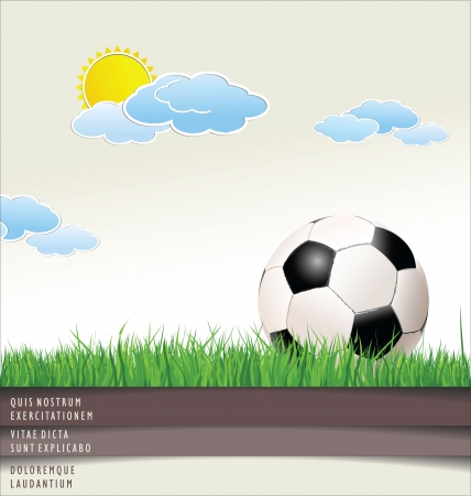 Soccer backgroundのイラスト素材