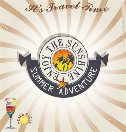 Travel backgroundのイラスト素材