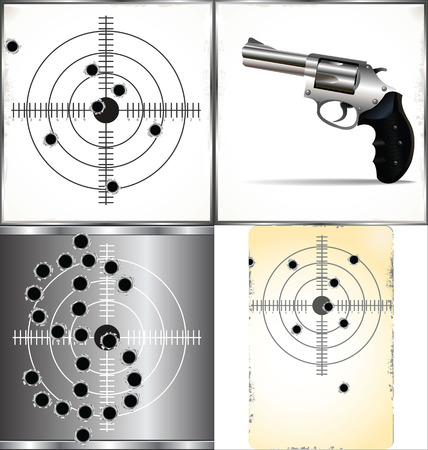 bullet holesのイラスト素材