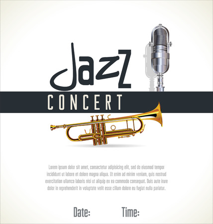 Music jazz backgroundのイラスト素材