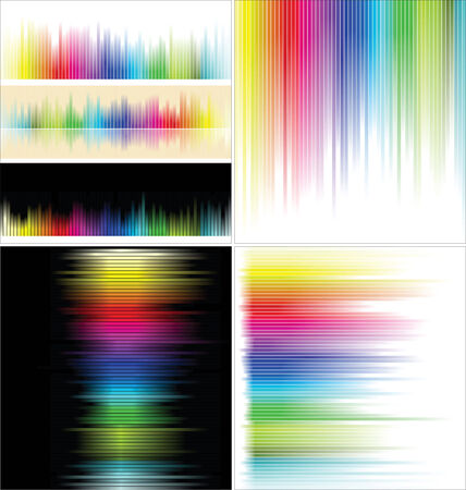 colrful background collectionのイラスト素材