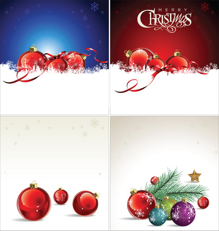 Merry Christmas background collectionのイラスト素材