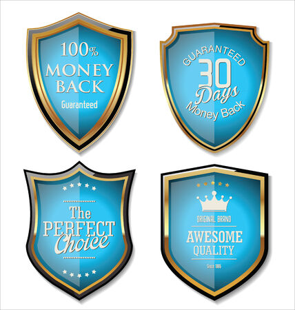 Premium Quality retro Labelsのイラスト素材