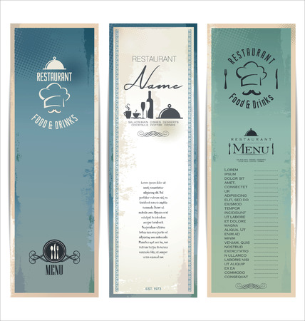 Restaurant menu designのイラスト素材