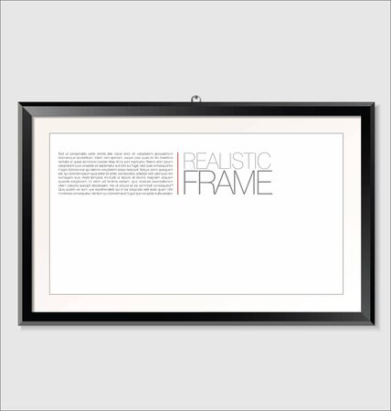 Realistic frameのイラスト素材