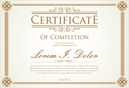 certificate template