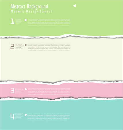 torn paper vectorのイラスト素材