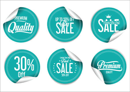 Sale Labels collectionのイラスト素材