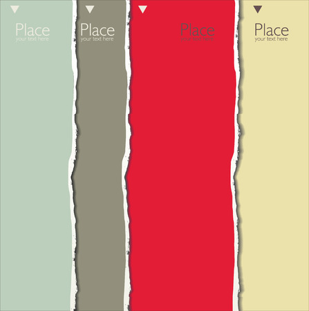 Torn paper background with space for textのイラスト素材