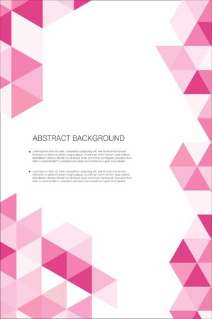 Abstract geometric design background templateのイラスト素材