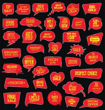 Sale speech bubblesのイラスト素材