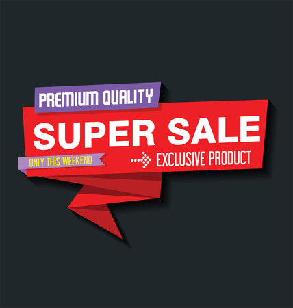 Modern sale sticker red edition vector illustrationのイラスト素材
